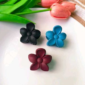 Flower Hair Claw Clips