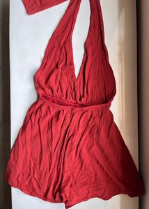 Backless Romper