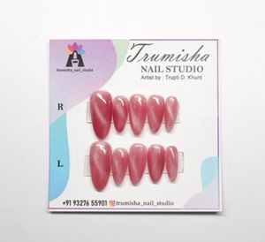 Pink Nail Extensions