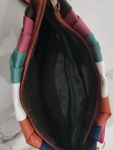 Stylish Colorblock Handbag