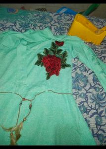 Women Dress Long Gown Patch Work