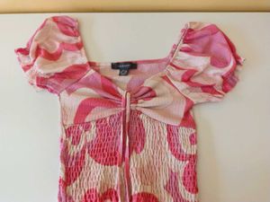 Pink Patterned Primark Top