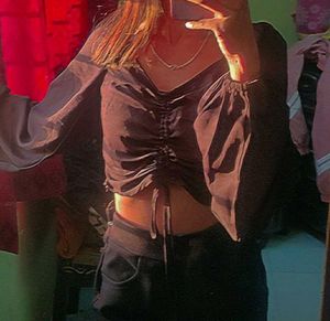 Stylish Ruched Crop Top