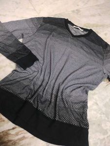 Patterned Long Sleeve Tee