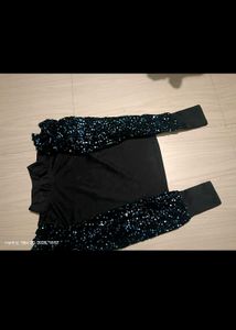 Black Sequin Top