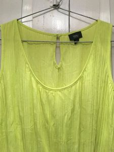 Neon Green Sleeveless Top