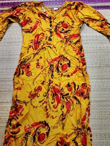 Floral Print Kurta