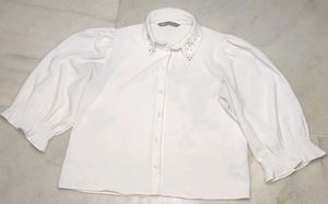 Zara White Top
