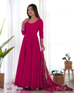 New Stayle Beautiful Women Gown With Dupatta Dress