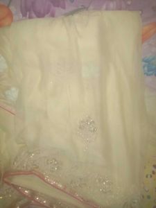 Lime Colour Chiffon Saree