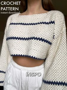 Pinteresty Cropped Puff Sleeves Pullover
