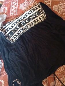 Black Shrug Top Boho