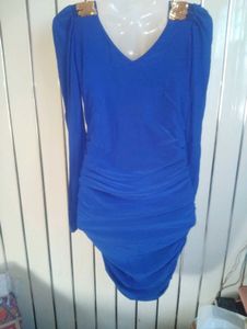 Blue Bodycon Dress 😍SALE OFFER😍