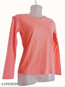 New Unisex Coral Full Sleeve T- Shirt
