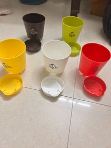 Set Of 5 Pots - Self Watering