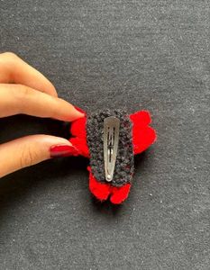 Crochet Anime Angry Hair Clip 💢