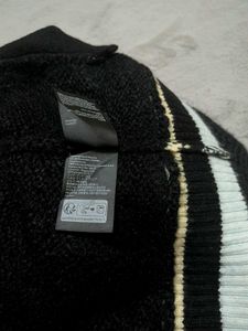 H&amp;M varsity zip-up cardigan