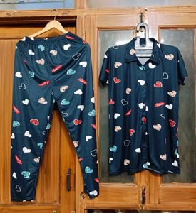 🇳🇿💫♥️ New Heart Print Pajama Set