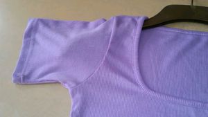 Deep Neck Ribbed Crop Top