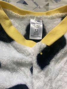 Cow Print Fleece Pajamas