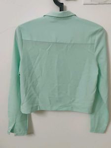 Mint Crop Shirt