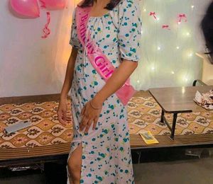 Floral Mini Dress - Birthday Girl Sash