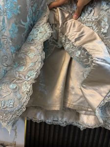 silver Lehenga