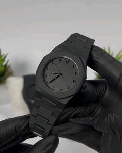 Matte Black Minimalist Watch