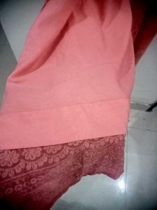 Branded Chickenkari Kurti With Attached Lining
