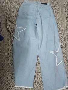 baggy denim jeans