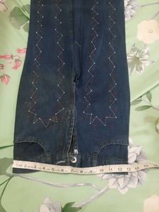 Embroidered Flare Jeans