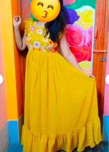 Anarkali Gown For Haldi Ceremony