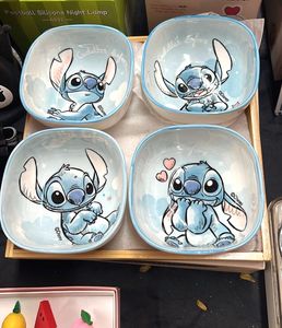 Disney Stitch Bowls (Set of 4)