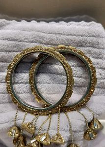 Golden 2 Bangles Set