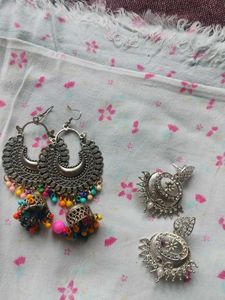 10 Oxidised Earrings