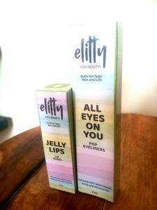 Elitty Lip Gloss & Eyeliner Set