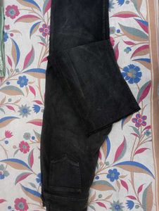 Black High Waist Wide Leg Jean