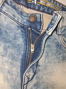 Distressed Denim Jeans