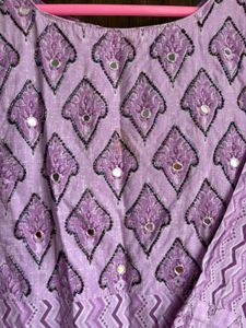 Elegant Lavender Kurta