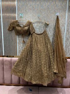 ✨️Golden Handwork Lehga✨️