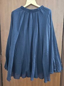 Whimsical Fairycore Navy Blue Skirt