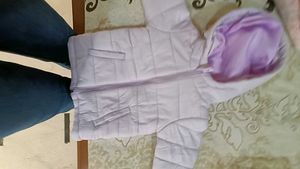 Girls Purple Puffer Jacket- 2yrs.