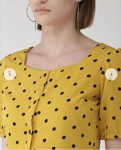 Polka Dot Midi Dress-XL