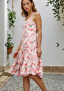 Floral Print Tiered Dress💌