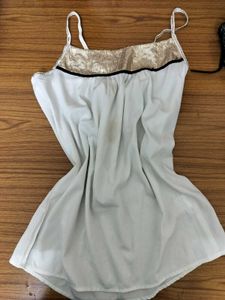 White Spaghetti Strap Top