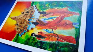 Ram Mandir Painting