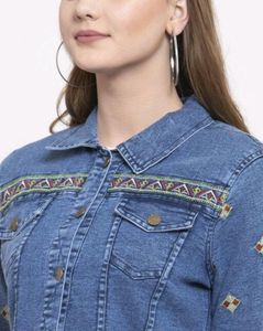 Embroidered Denim Jacket