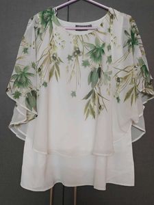 Floral Chiffon Layered Blouse