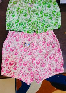 Cute Girls' Shorts pack of 8