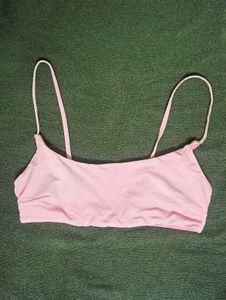 sparkly pink spaghetti top/bralette